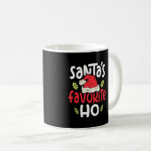 Santa's favoriete kerstcadeau koffiemok (Voorkant rechts)