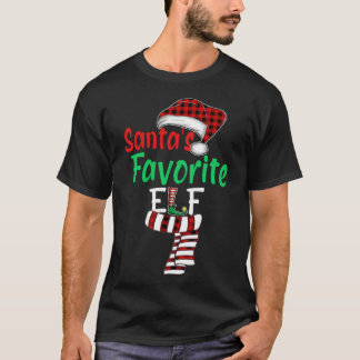 Santa's favoriete kerstkerstkerstkerstkerstkerstke t-shirt