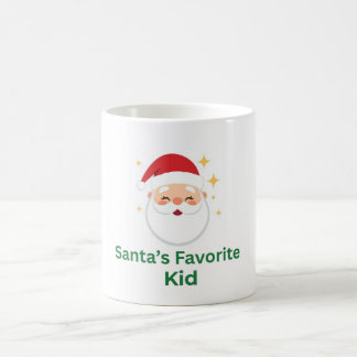 santa's favoriete kind mok kinderen kerst mok cute