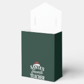 Santa's Favoriete Leraar Kerst Leerlingen Bedankdoosjes (Geopend)