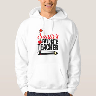 Santa's favoriete leraar T-Shirt Kerstmis T-Shir