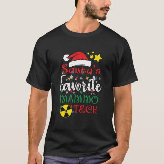 Santa's Favoriete Mammo Tech Mammografie T-shirt