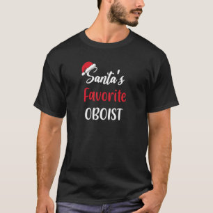 Santas Favoriete oboïde kerstoboe Pajama T-shirt