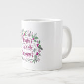 Santa's favoriete ontwerper Kerstmis naaien cadeau Extra Grote Beker (Voorkant rechts)