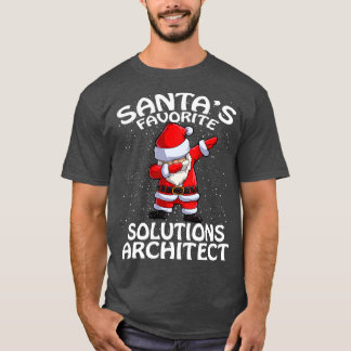Santas Favoriete Oplossingen Architect Kerstmis T-shirt