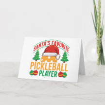 Santa's favoriete pickleballspeler – Grappig
