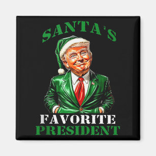 Santas favoriete president grappige kerstman Trump Magneet
