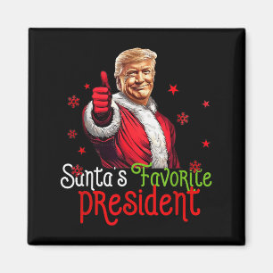 Santas favoriete president grappige Kerstman Trump Magneet