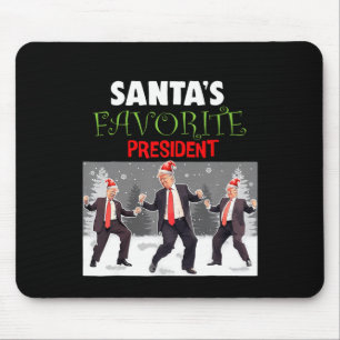 Santa's Favoriete President Santa Trump Dance Funn Muismat