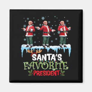 Santas favoriete president Santa Trump dans grappi Magneet