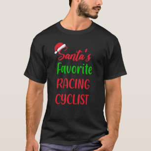 Santas Favoriete racecyclist fietsen T-shirt
