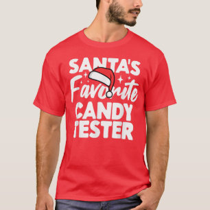 Santas Favoriete Snoep Tester Family Group Koppel T-shirt
