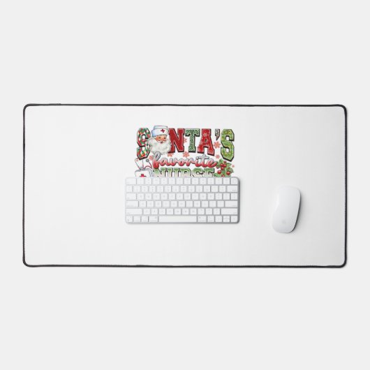 Santa's favoriete verpleegster, vrolijke verpleegs bureaumat (Keyboard & Muis)