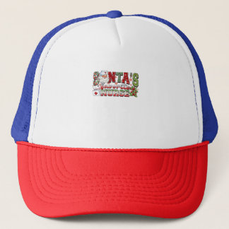 Santa's favoriete verpleegster, vrolijke verpleegs trucker pet