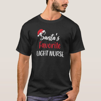 Santas Favoriete Vliegtuigkerst T-shirt
