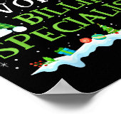 Santa's Favorite Billing Specialist Fun Christmas  Poster (Hoek)