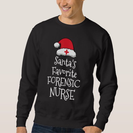 Santas Favorite Forensic Nurse   Christmas     Trui (Voorkant)