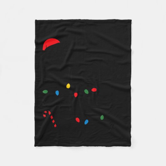 Santa's Favorite Helper Funny Christmas  Fleece Deken (Voorkant)