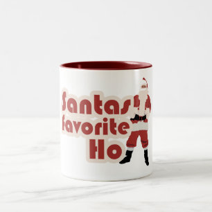 Santas Favorite Ho Funny Kerstmis Tweekleurige Koffiemok