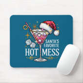Santa's Favorite Hot Mess Long Sleeve  Muismat (Met muis)