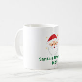 santas favorite kid mug kids christmas mug cute sa (Devant gauche)