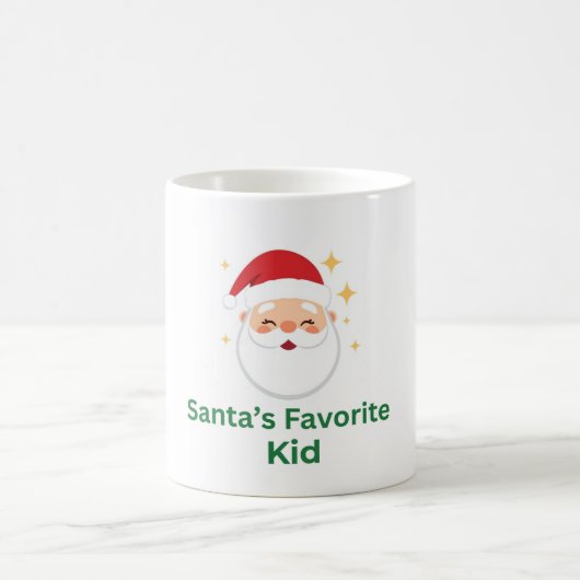 santas favorite kid mug kids christmas mug cute sa (Centre)