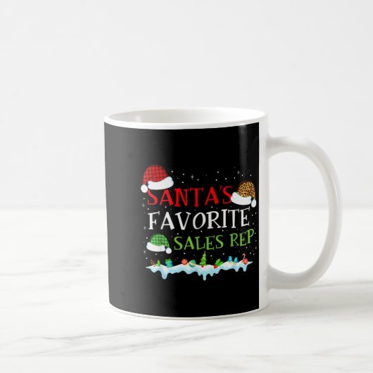 Santa's Favorite S Rep Fun Christmas  Koffiemok (Rechts)