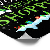 Santa's Favorite Shopper Fun Christmas Consultant  Poster (Hoek)