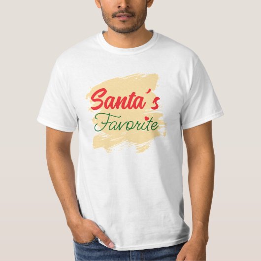Santa's Favorite T-shirt (Voorkant)