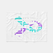 Santa's Favorite Waitress Elf Fleece Deken (Voorkant (Horizontaal))