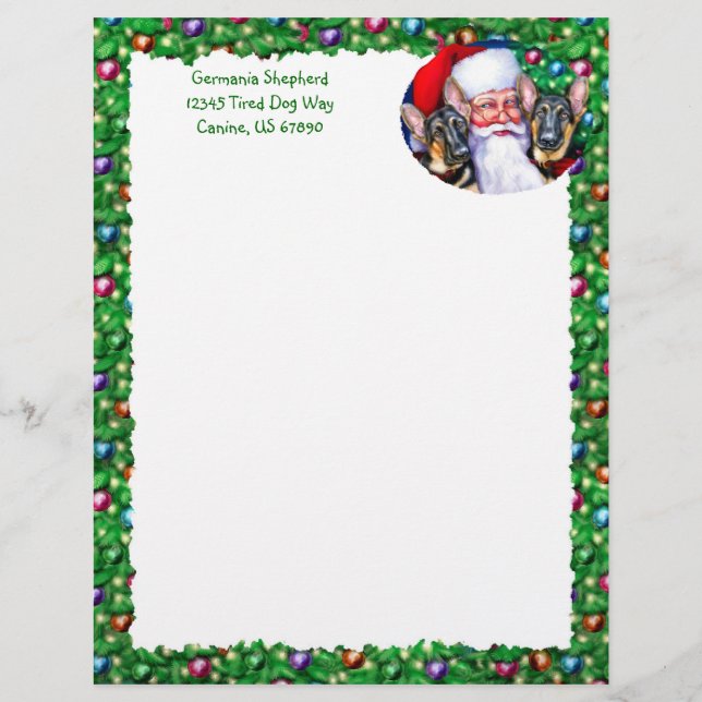 Santas German Shepherd Dogs (Voorkant)