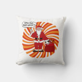 Santa's Gift Bag Kussen (Voorkant)