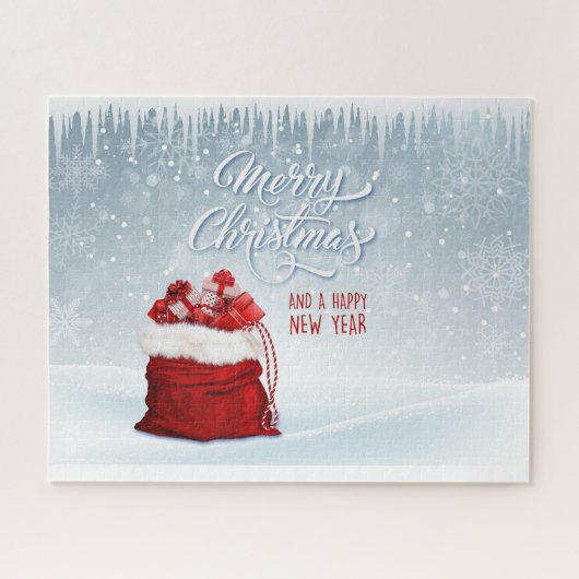 Santa's Gift Bag Legpuzzel (Horizontaal)