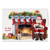 Santa's Gift Cavalier King Charles Spaniel Vakanti (Voorkant Horizontaal)