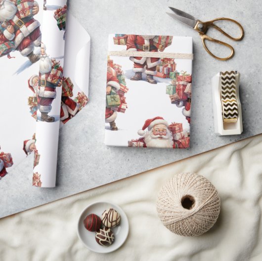 Santa's Gift Parade Wrapping Paper Cadeaupapier (Crafts)