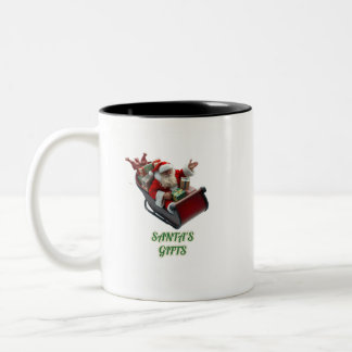 SANTA'S GIFTS: ESPECTACULAR TAZA. TWEEKLEURIGE KOFFIEMOK