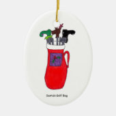 Santa's Golf Bag Ornament (Voorkant)