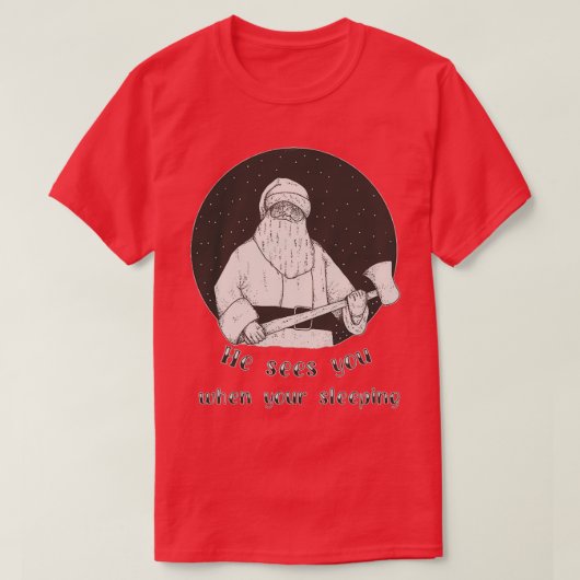 Santas heeft gebreken t-shirt (Design voorkant)