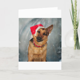 Santas helper feestdagen kaart