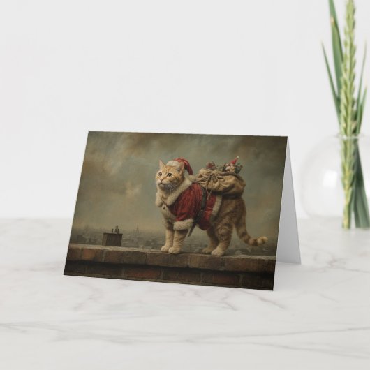 Santa's Helper Feestdagen Kaart (Voorkant)