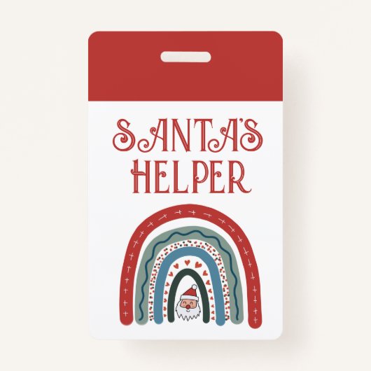 Santa's Helper Holiday Event Badge (Achterkant)