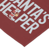 Santa's Helper Kerstmis Korte Tafelloper (Hoek)