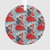 Santa's Helper Kerstmis Ornament (achterkant)