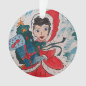 Santa's Helper Kerstmis Ornament (voorkant)