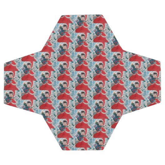 Santa's Helper Kerstmis Voetbal (Enkel)