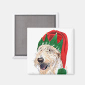 Santas Helper Labradoodle Magnet (Recto/Verso)