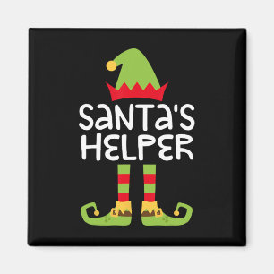Santa's Helper Matching Kerst Elfen Magneet