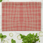 Santa's Helper Rood & Groen Vrolijk Theedoek (Gevouwen)