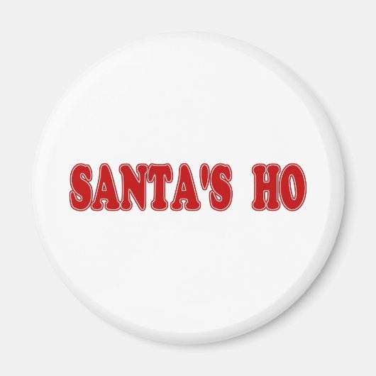 Santa's Ho Magneet (Voorkant)
