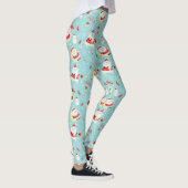 Santa's Holiday Love Pattern Leggings (Rechts)